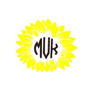 SUNFLOWER MONOGRAMS
